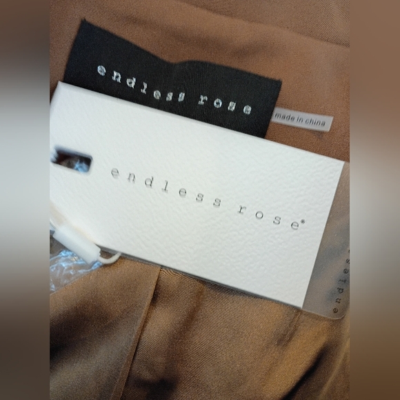 Endless Rose Colorblock Blazer with Red and Yellow Sleeves - Picture 6 of 8